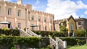 01 Aerial View of Pentillie Castle Estate above the River Tamar by Kite Vision